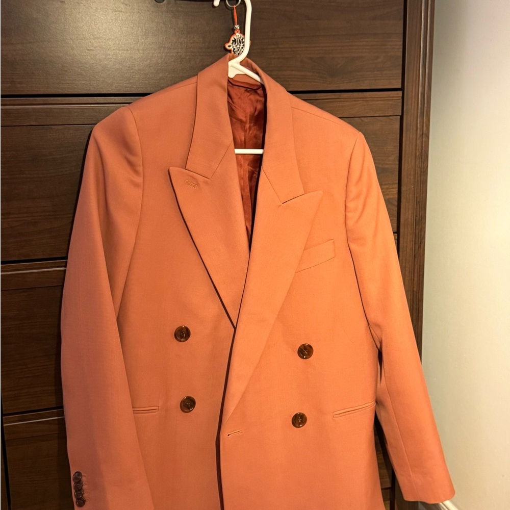 Acne Studios Blazer in Rich Coral/Terracotta